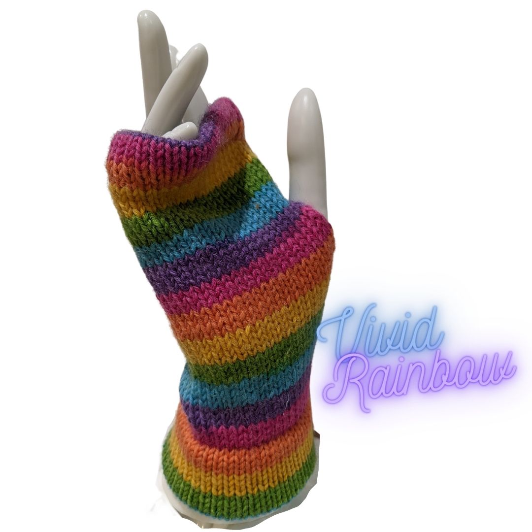 Wrist Warmers - 4 colour choices. One Size (Blended Wool)