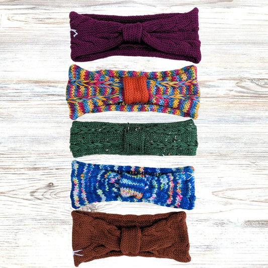 One-of-a-kind Merino Wool Headbands (check listing for all styles)