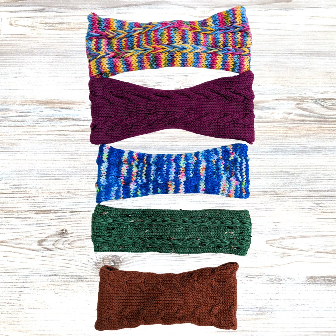One-of-a-kind Merino Wool Headbands (check listing for all styles)