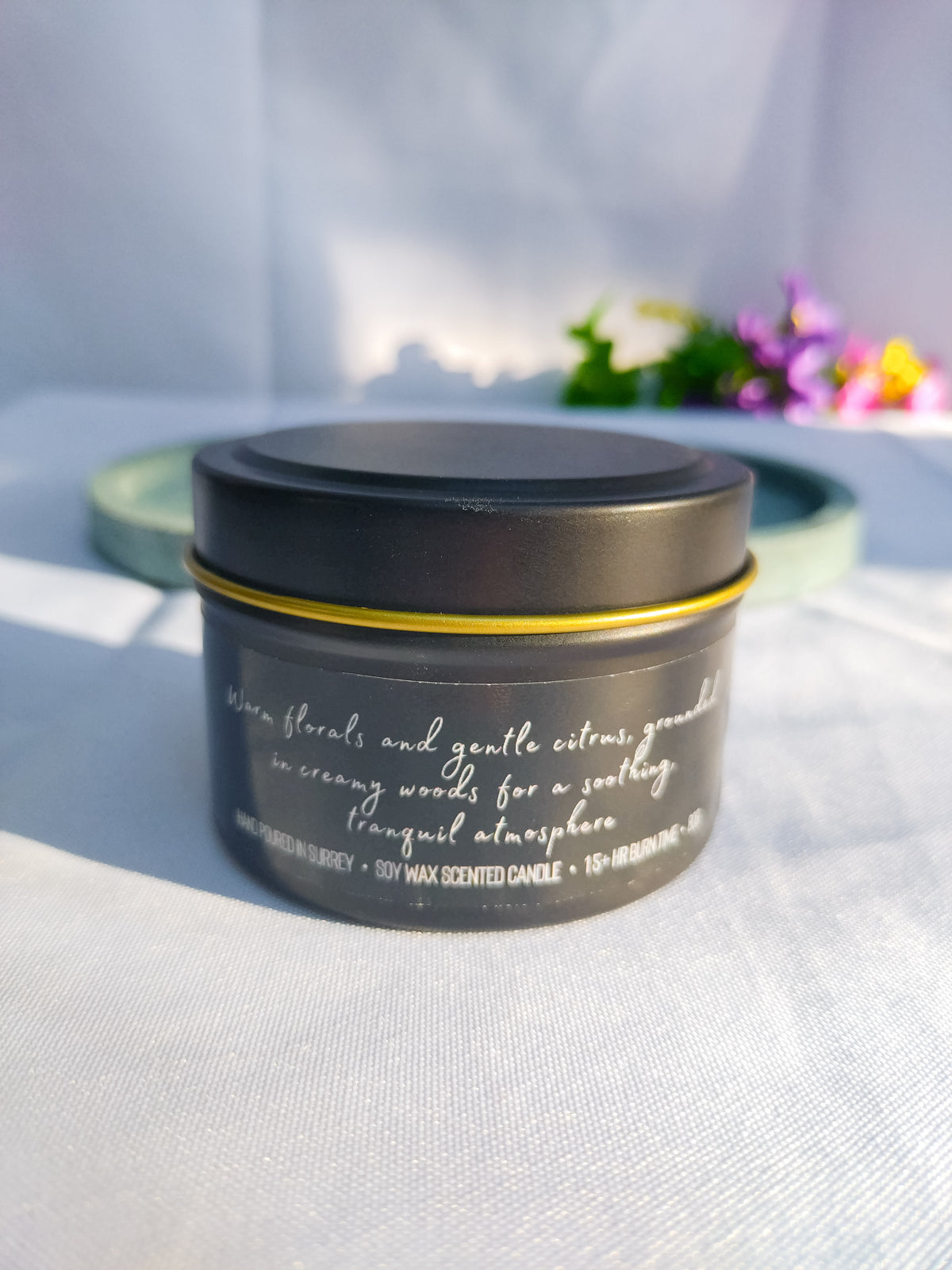 All is Calm Candle – Hand Poured Soy Wax | Warm Florals & Creamy Woods