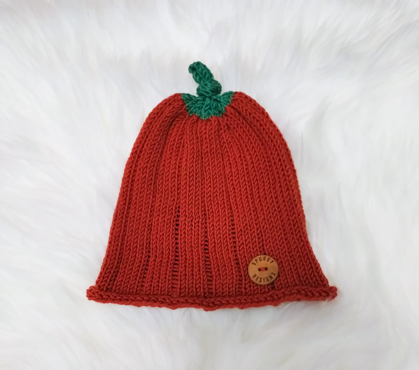 Baby Pumpkin Hat - Merino wool
