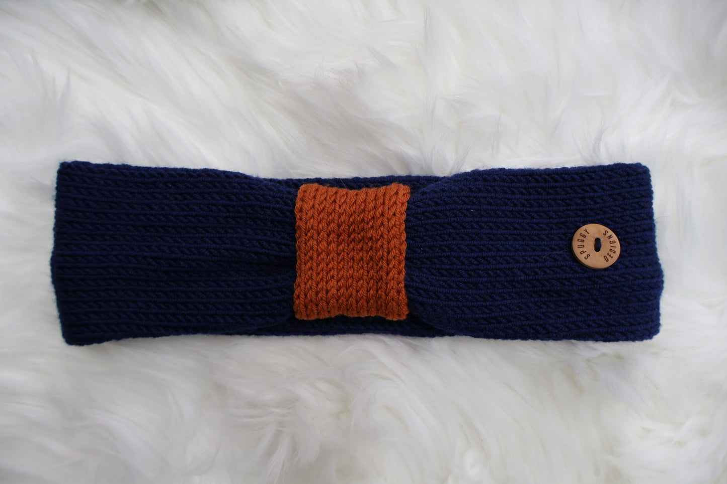 Ready-to-Ship | Handmade Merino Wool Braid Cable Knit Headband (M/L) – Sustainable Christmas Gift