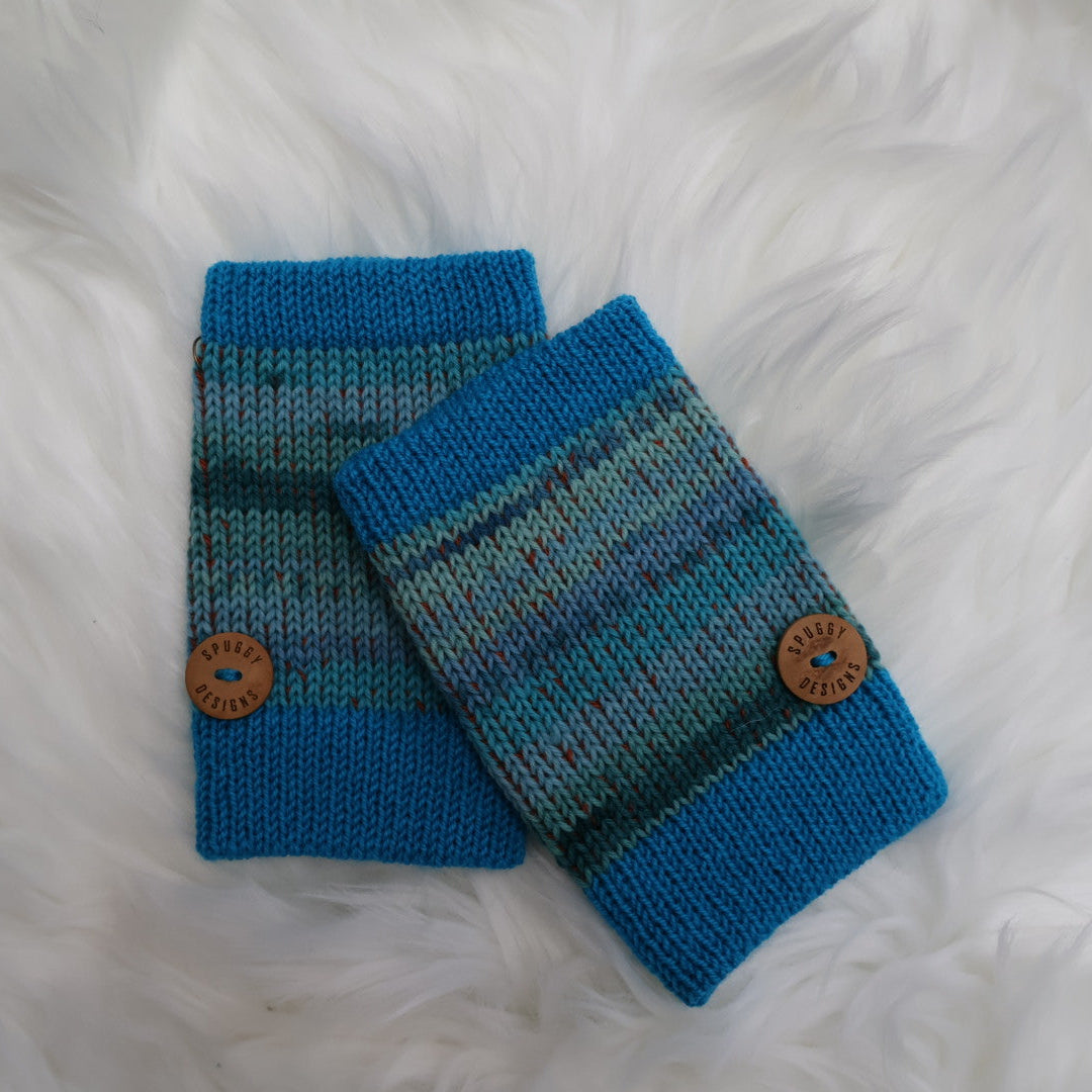 Ready-to-Ship | Handmade Fingerless Gloves (Hand Warmers) S/M – Sustainable Gift