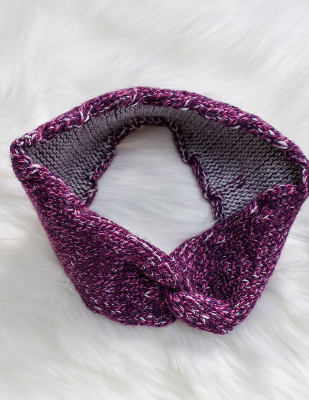 SALE: Sample Purple Twist Headband