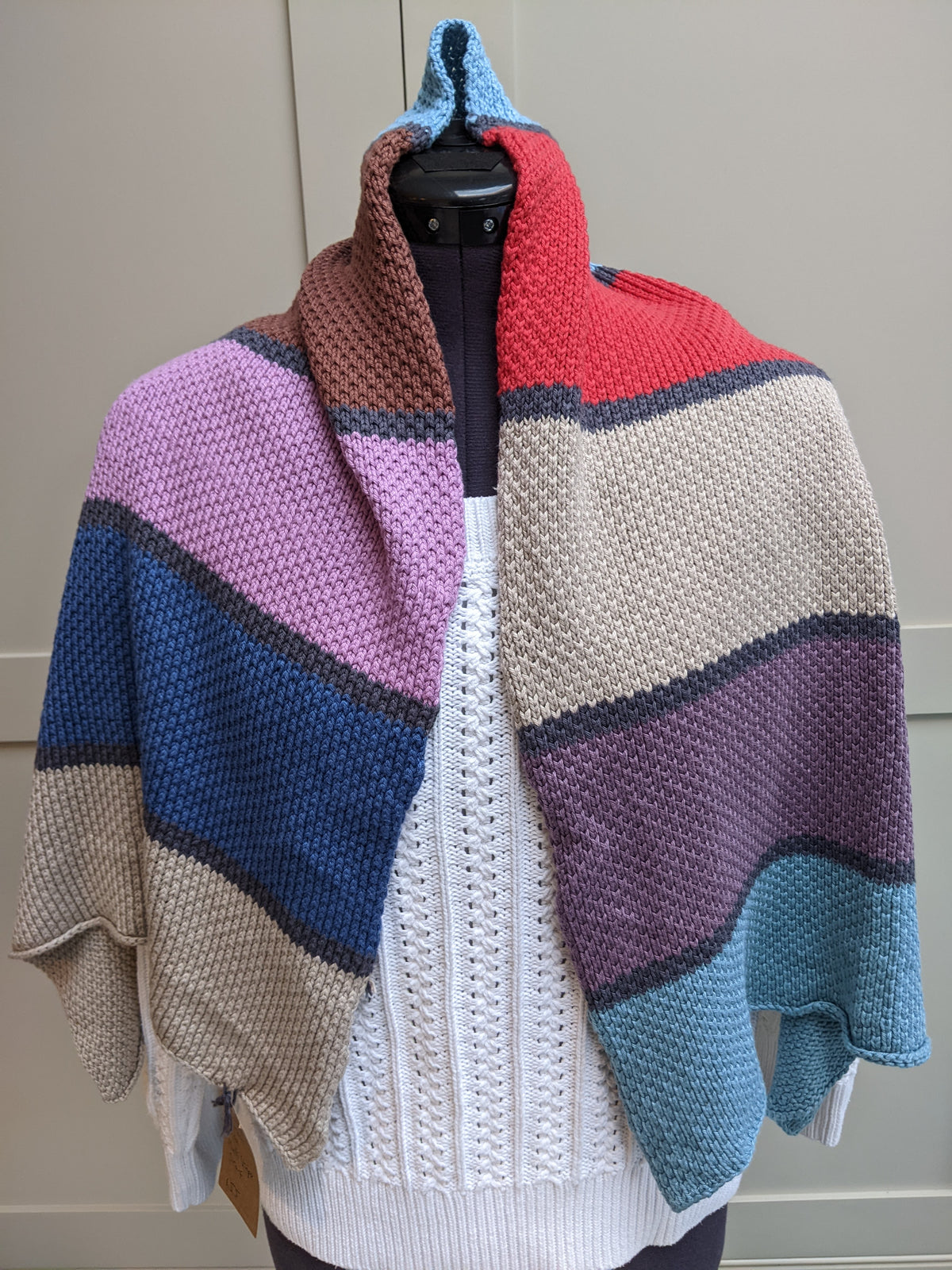SALE: Cotton Multicoloured Textured Scarf