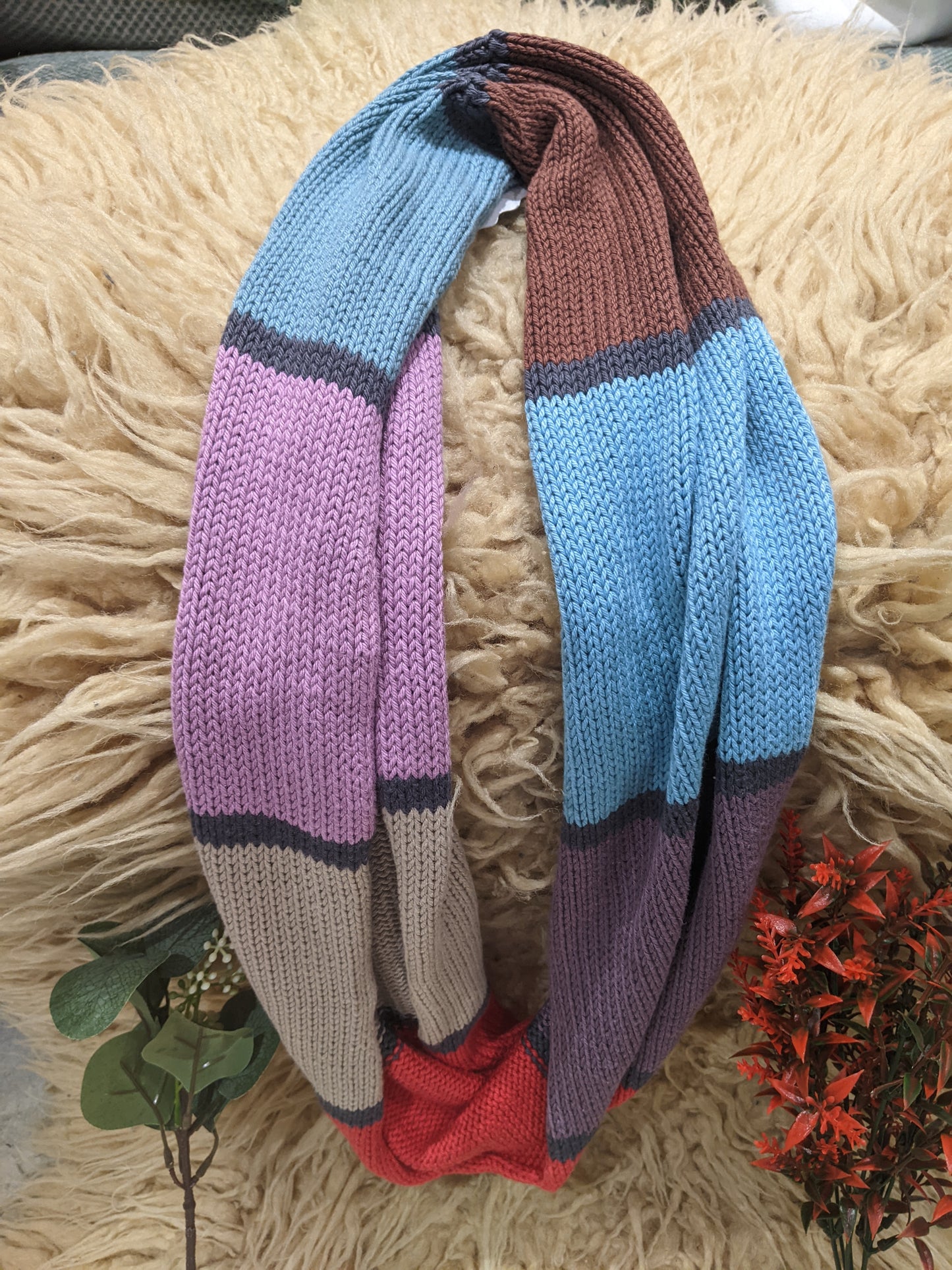 Cotton infinity scarf- Multiple Styles (check listing)