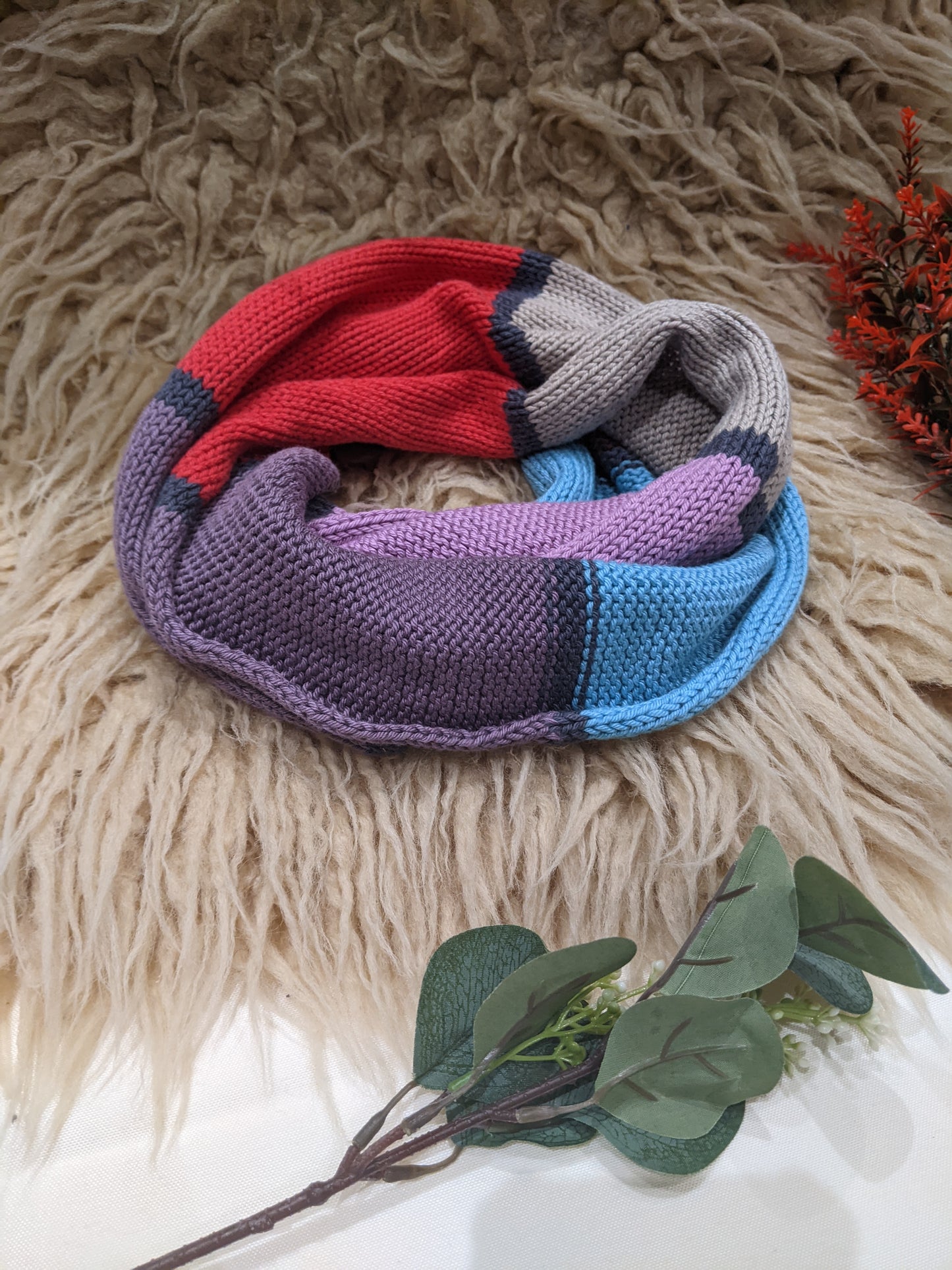 Cotton infinity scarf- Multiple Styles (check listing)