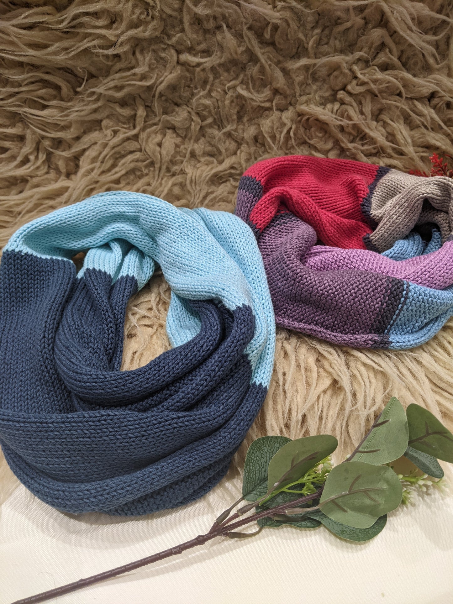 Cotton infinity scarf- Multiple Styles (check listing)