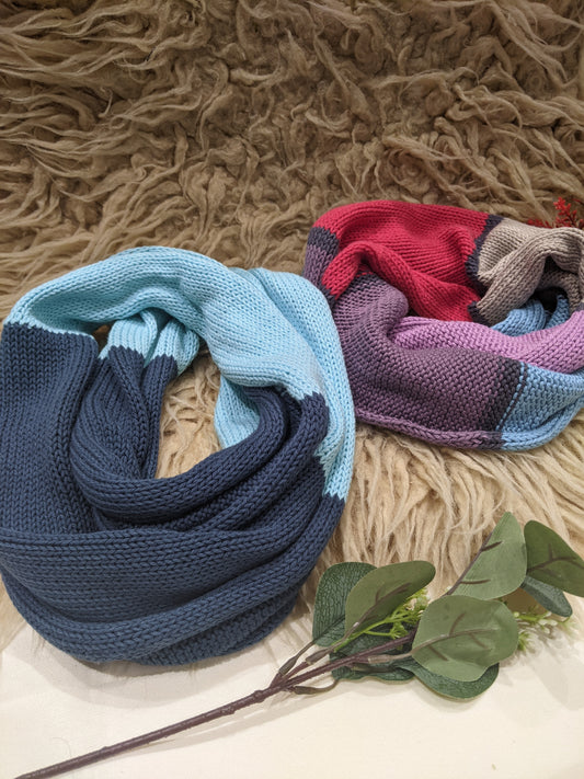 Cotton infinity scarf- Multiple Styles (check listing)