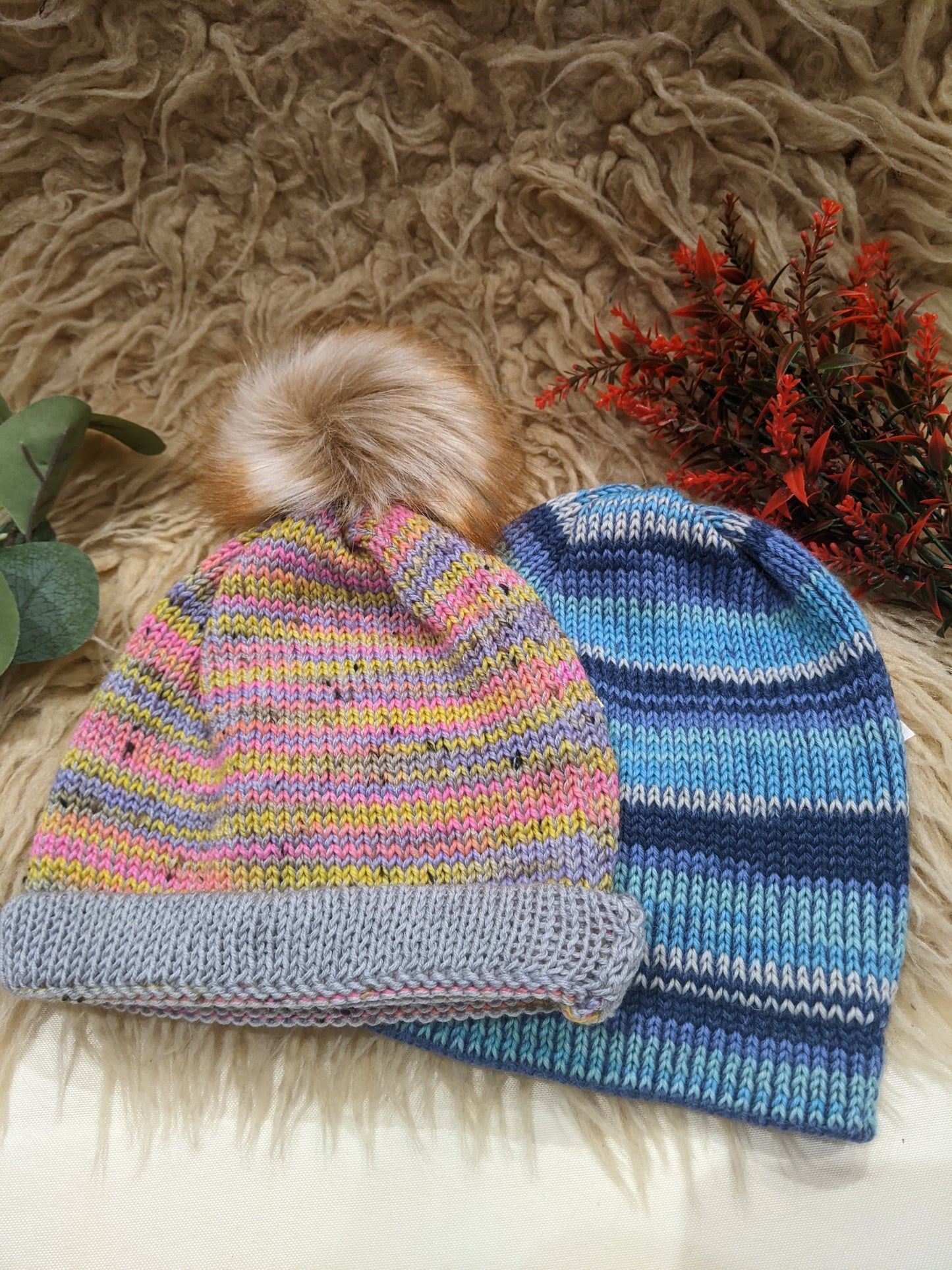 Kids Hat 4-6yrs knitted handmade hat, different colours & styles