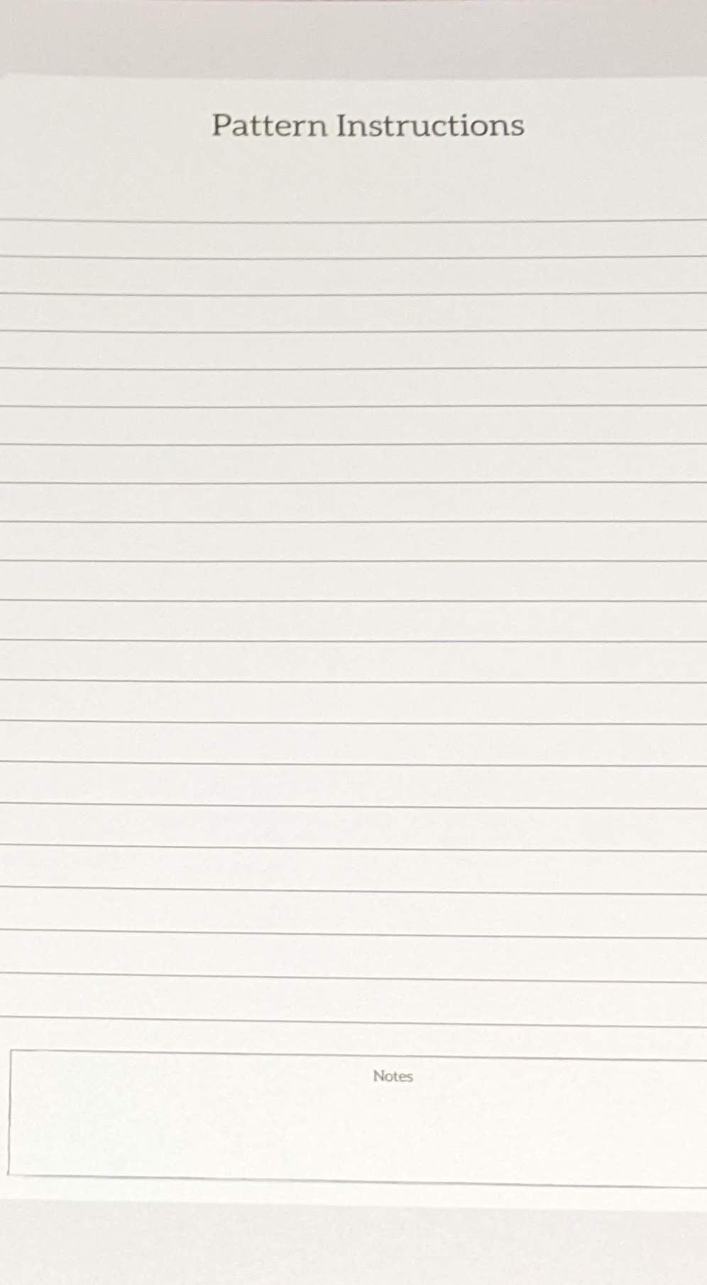 ZigZag Blue Knitting Machine Pattern Notebook - Capture your own patterns (A5)