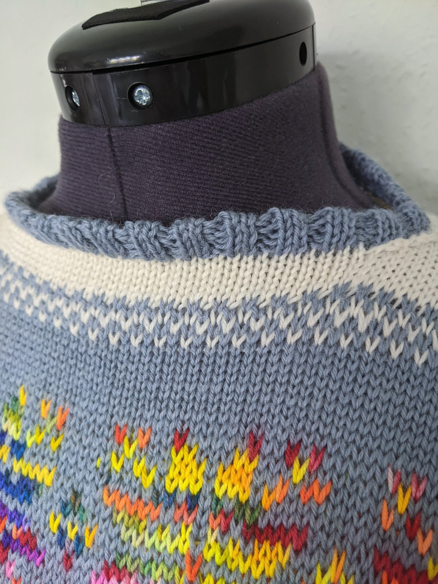 'Rainbow Snowflake' Merino Jumper (Made to order)