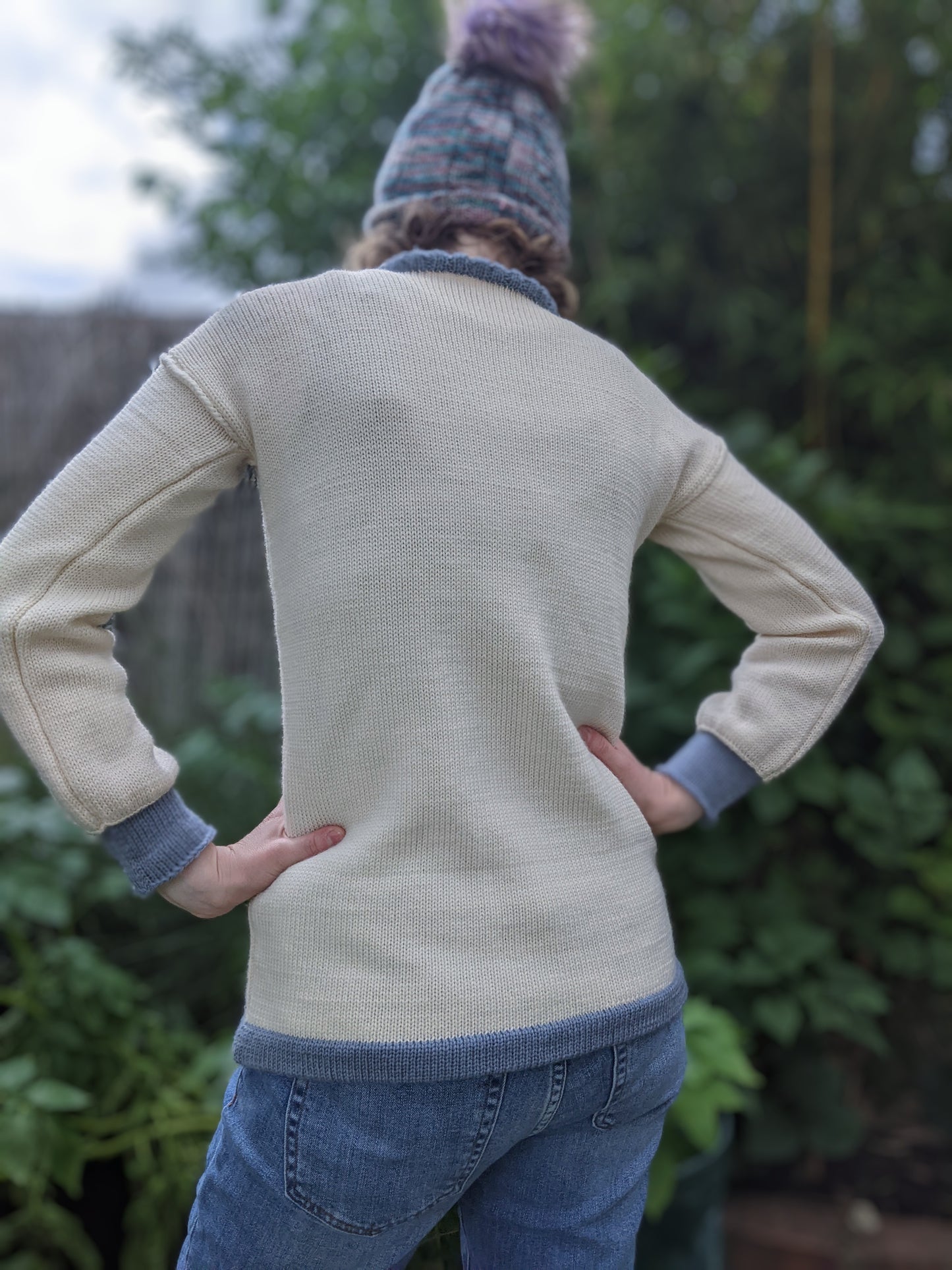 'Rainbow Snowflake' Merino Jumper (Made to order)