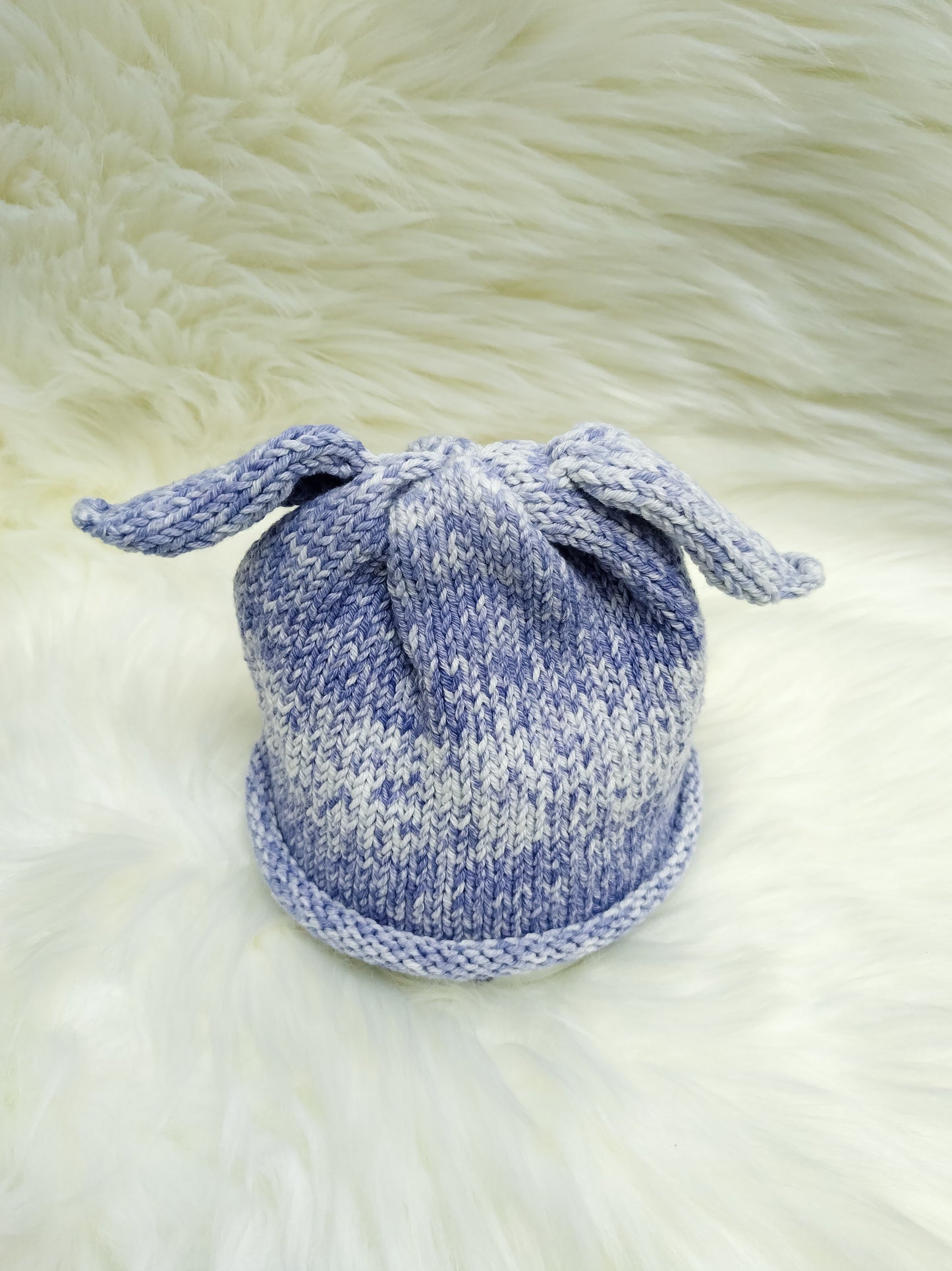 Baby Bunny Hat – 6–12 Months, Soft Cotton or Merino | 6 Colours