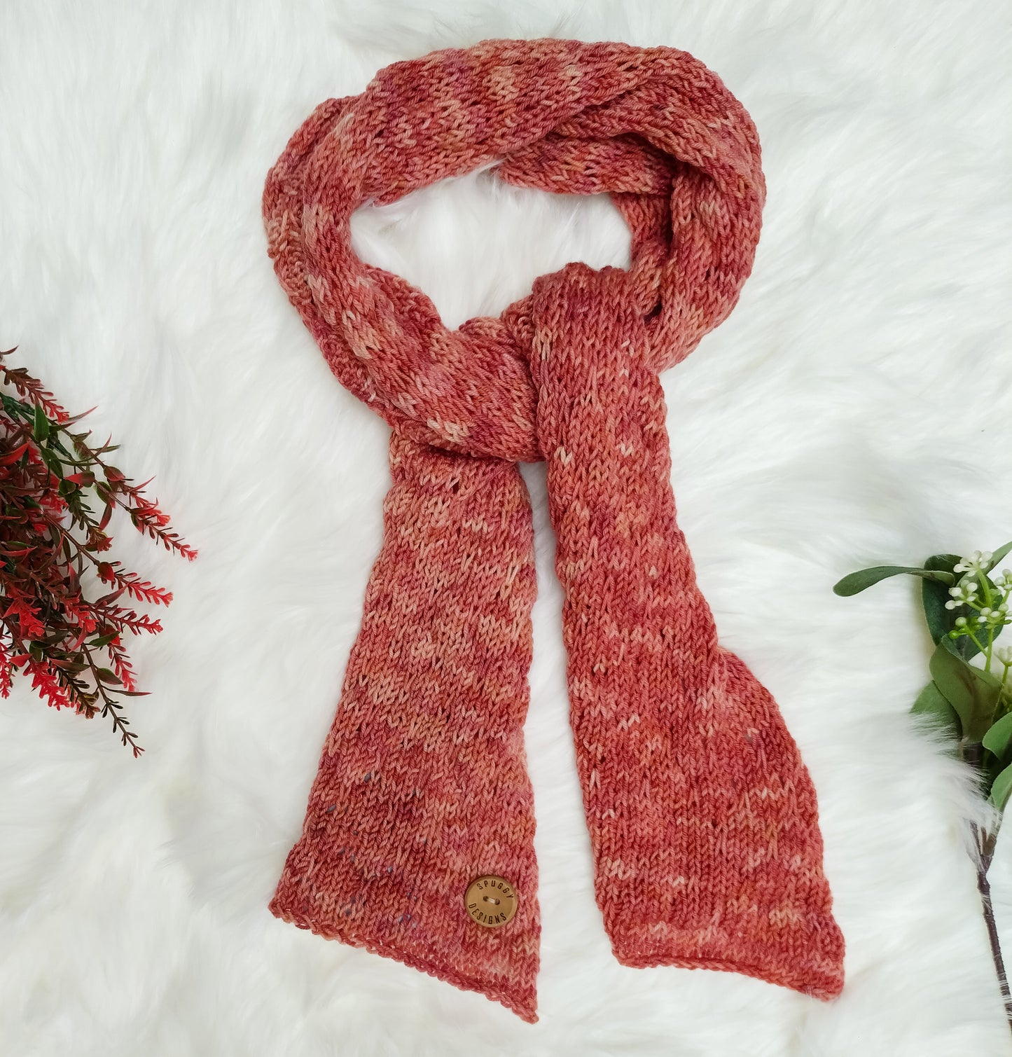 One-of-a-kind Merino Reversible Scarves (different colours/styles available)