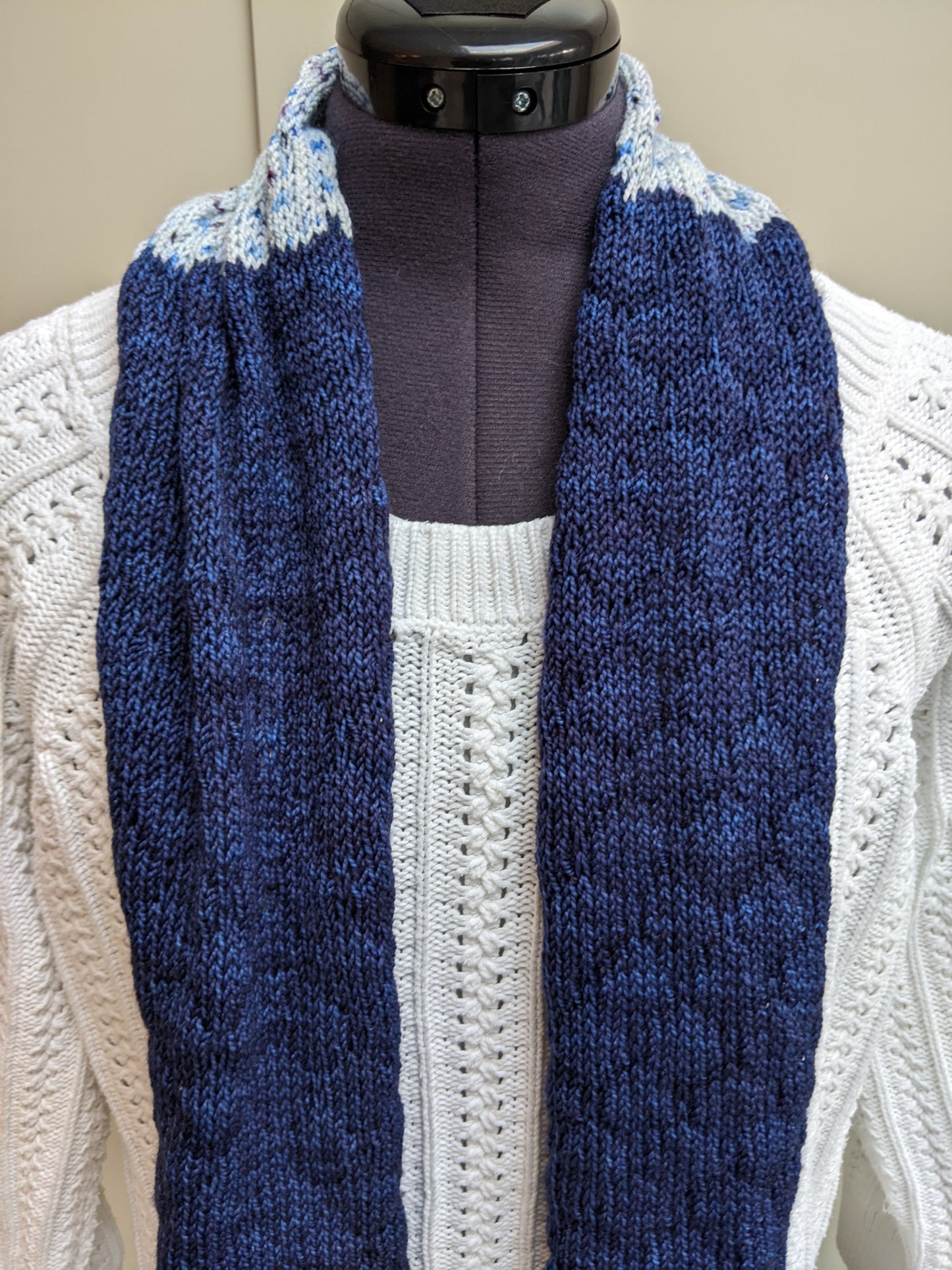 One-of-a-kind Merino Reversible Scarves (different colours/styles available)