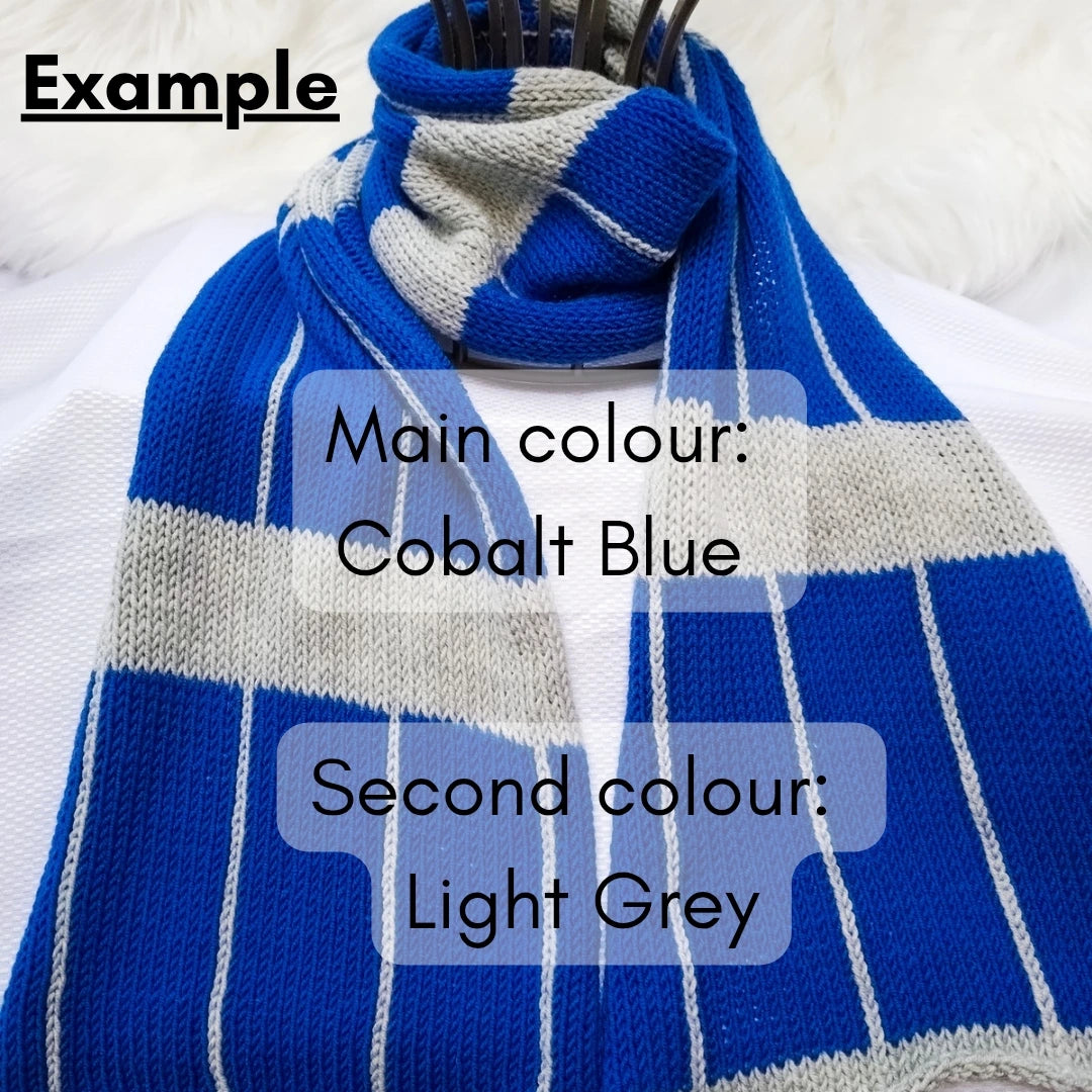 Made For You – Custom Large Checkered Merino Scarf