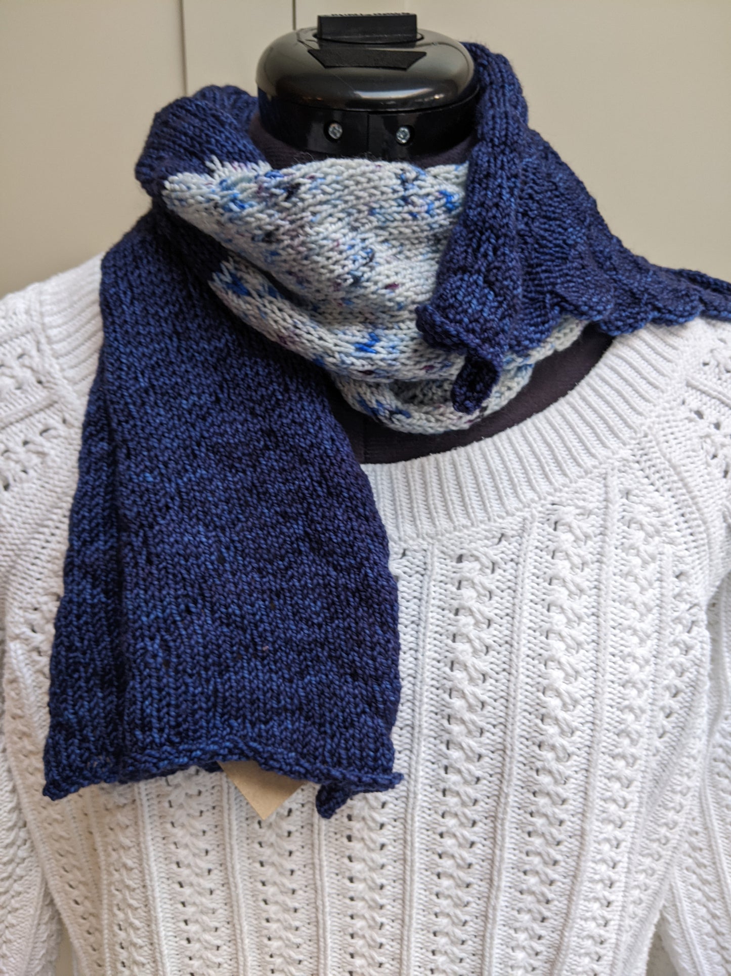 One-of-a-kind Merino Reversible Scarves (different colours/styles available)
