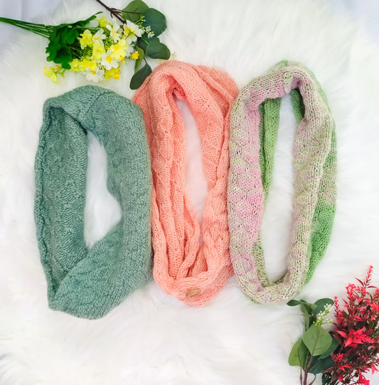 Infinity Scarves - Premade. Multiple Styles (check listing)