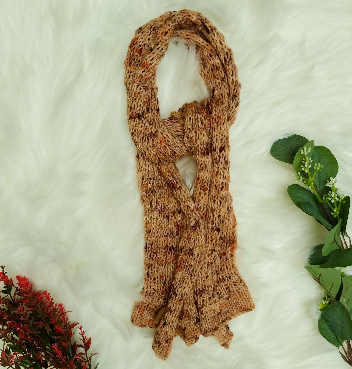 One-of-a-kind Merino Reversible Scarves (different colours/styles available)
