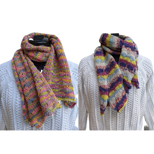 Adults Reversible British Wool Scarf - Limited Edition Colours