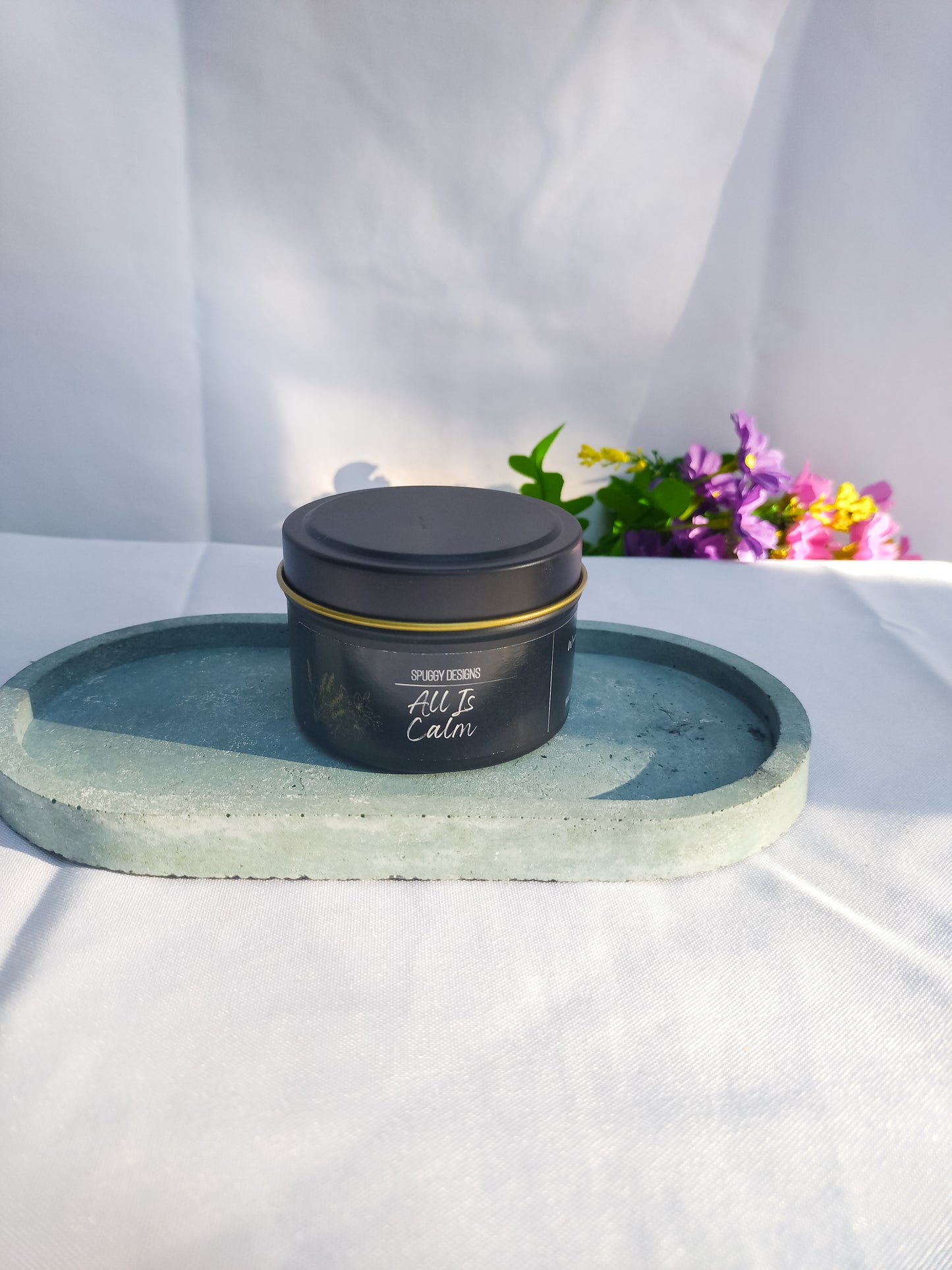 [New] All is Calm Candle – Hand Poured Soy Wax | Warm Florals & Creamy Woods