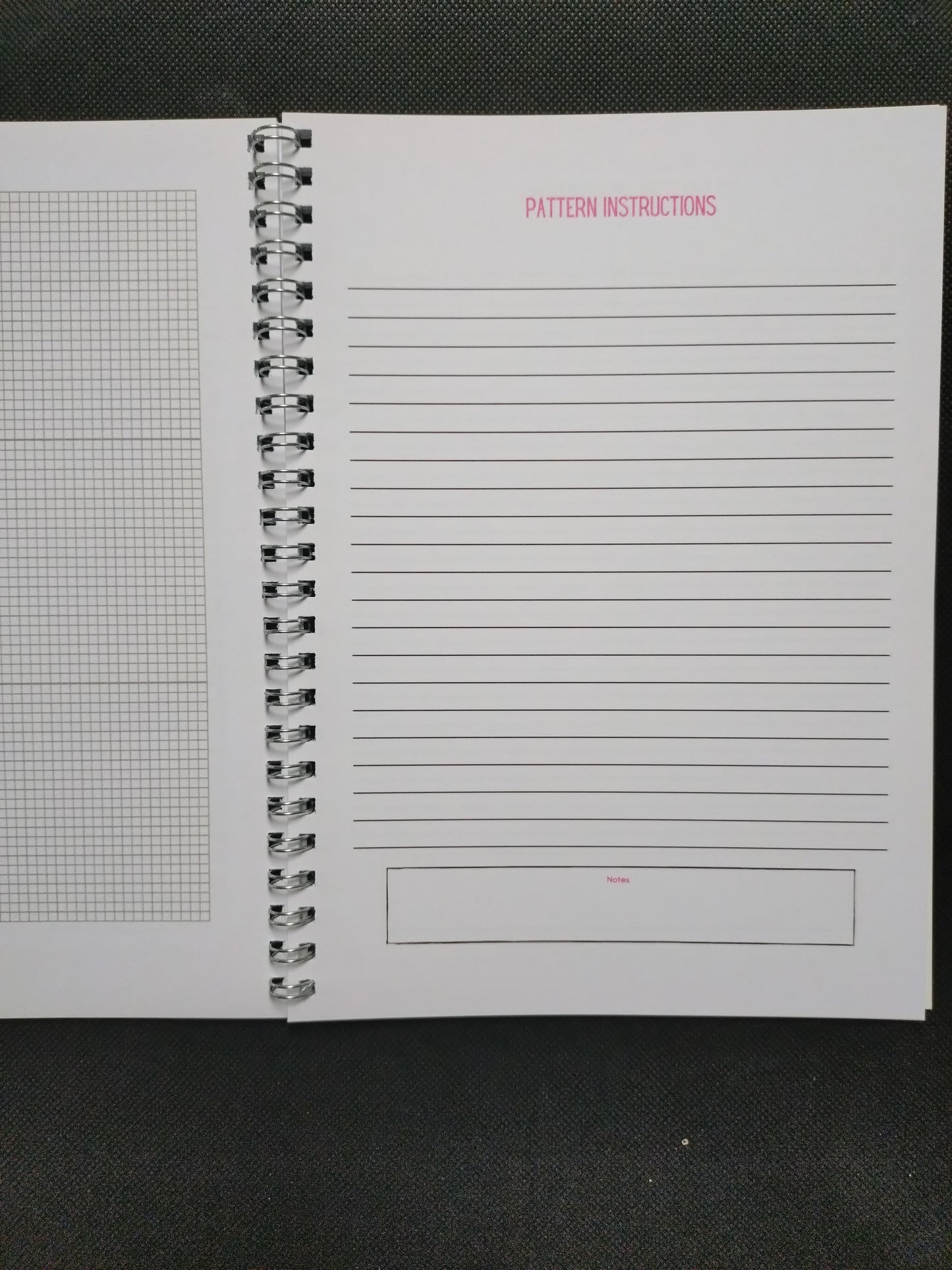 SALE: Heart Knitting Pattern Notebook (A5)