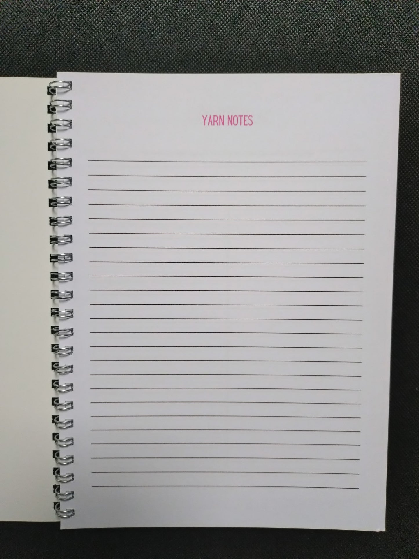 SALE: Heart Knitting Pattern Notebook (A5)