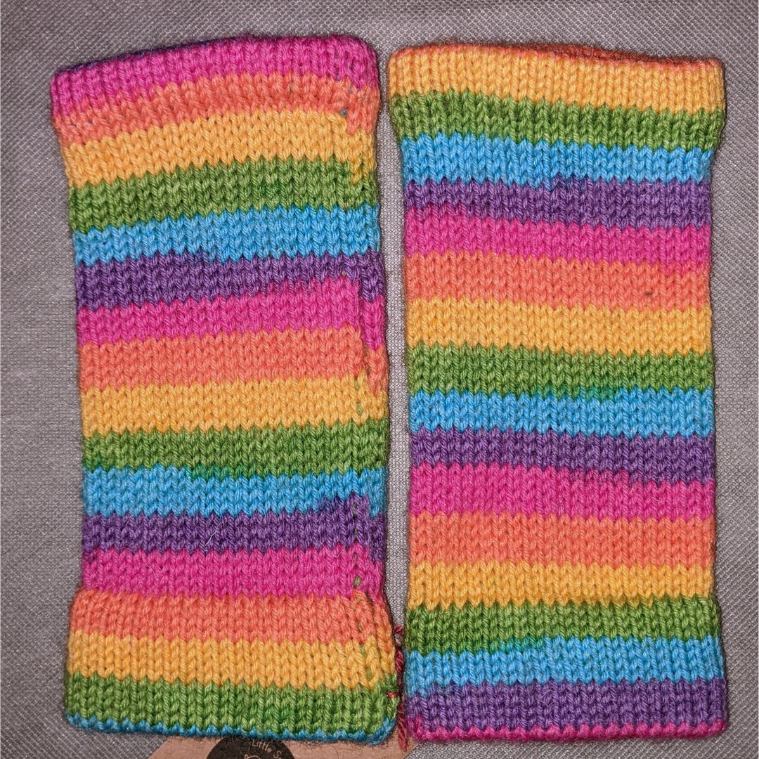 Adults Wrist Warmers - 4 colour choices. One Size (Blended Wool)