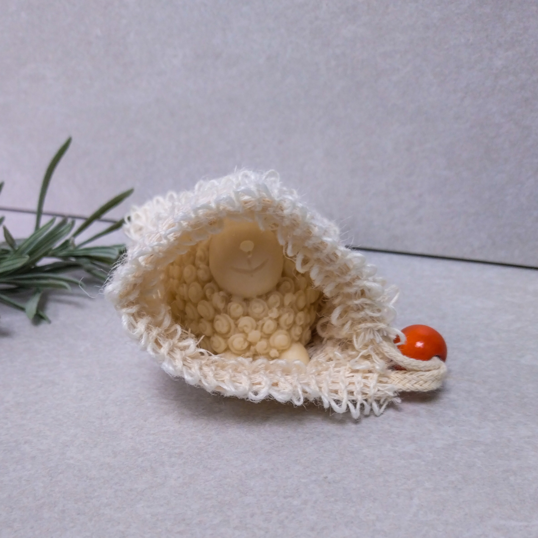 Sheep-Shaped Lanolin Soap Bar | Handmade in the UK | 85g