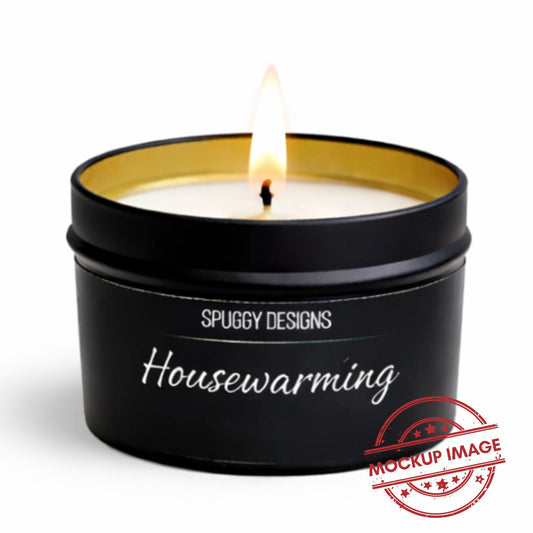 [Preorder] Housewarming Soy Wax Candle – Warm Sandalwood & Amber (Hand Poured)