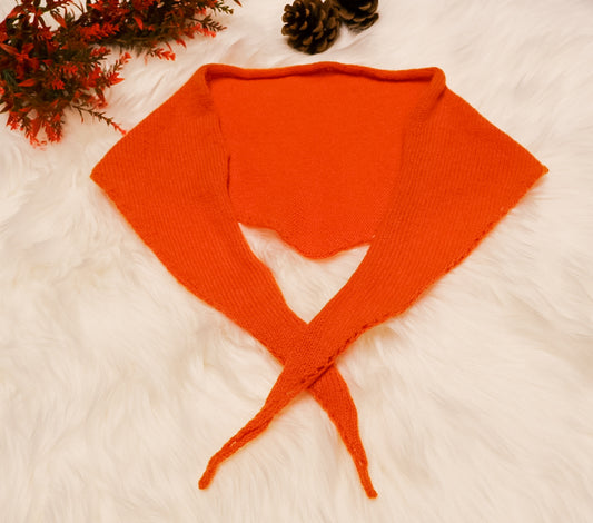 Satsuma Triangle Scarf – British wool