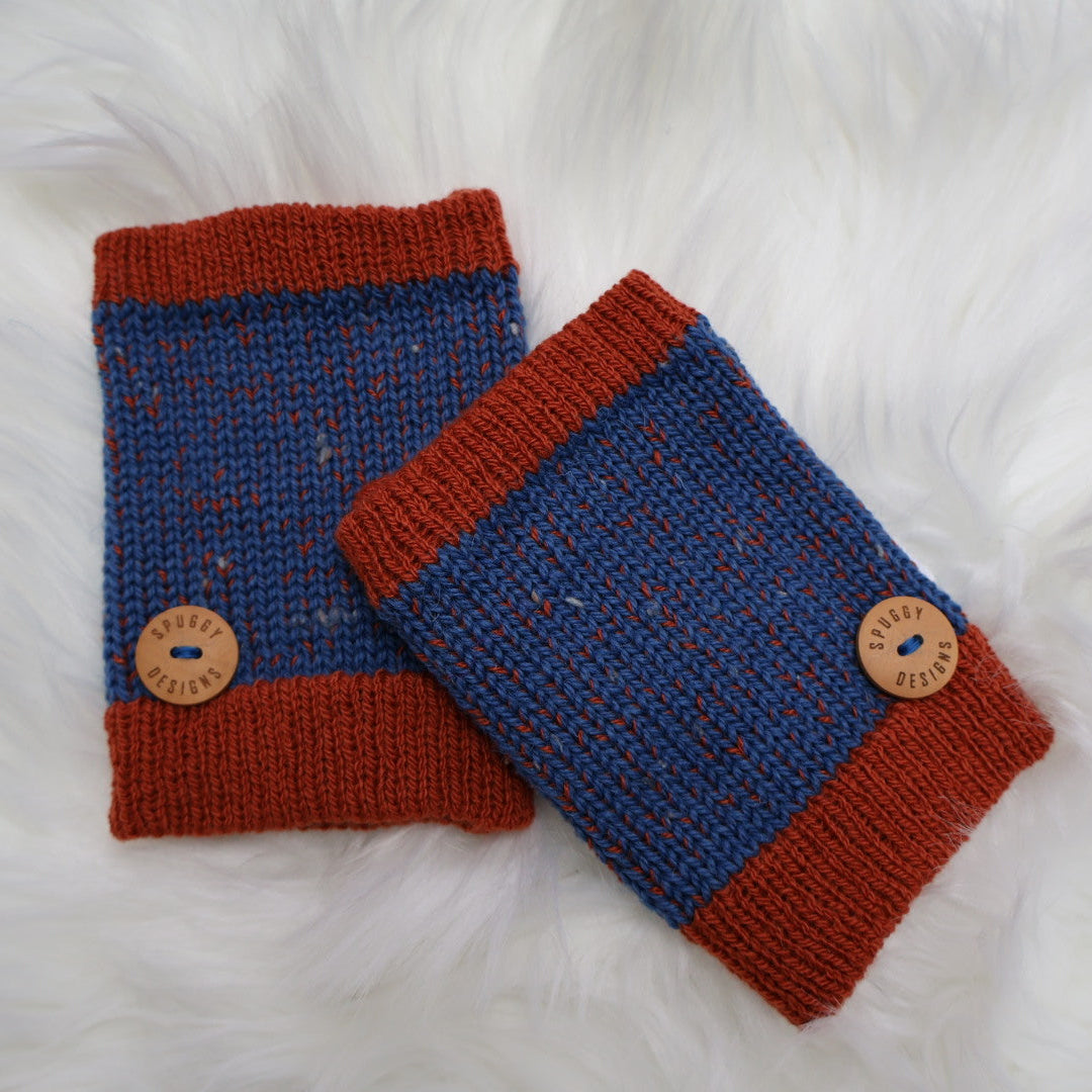 Ready-to-Ship | Handmade Fingerless Gloves (Hand Warmers) S/M – Sustainable Christmas Gift