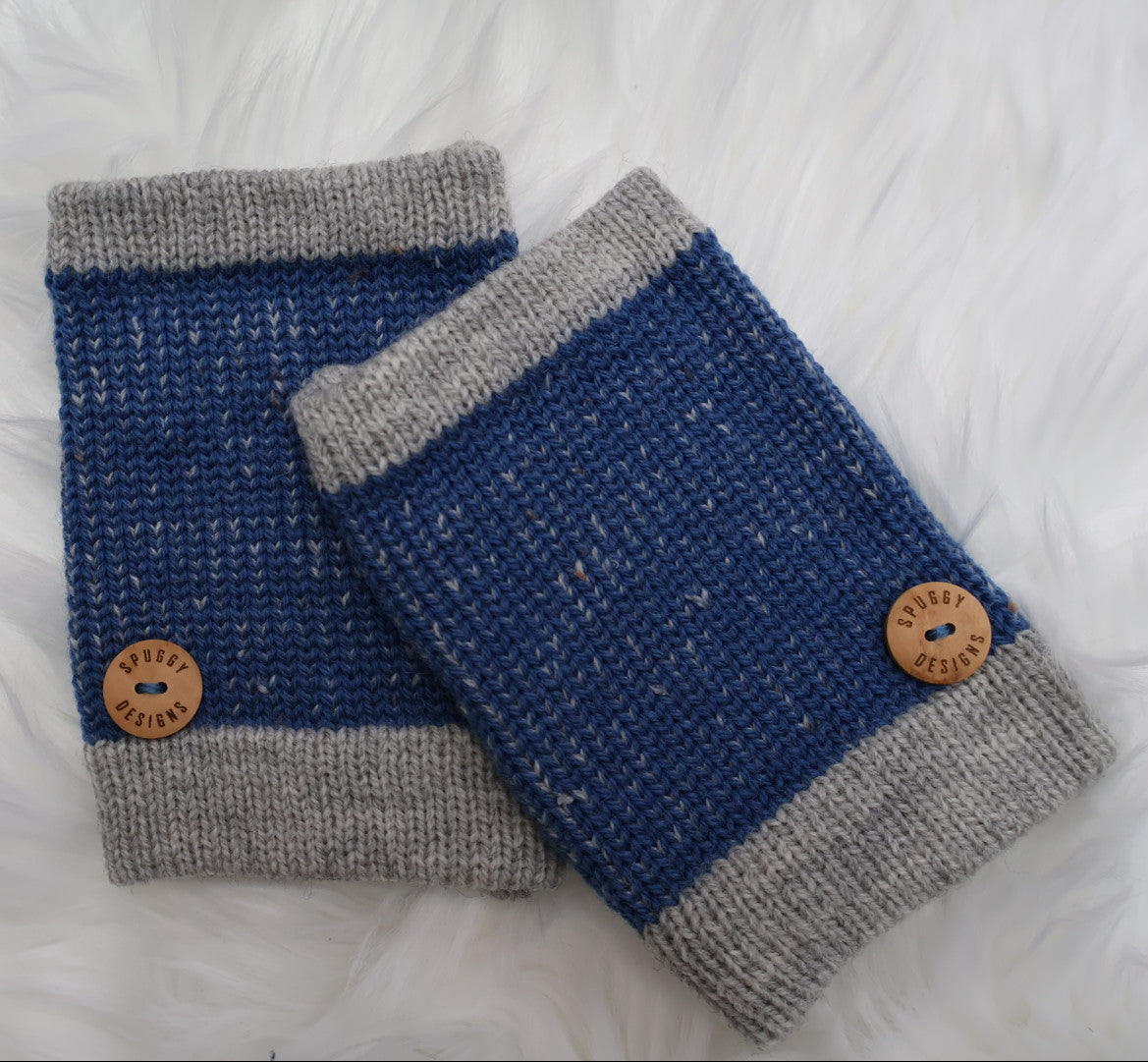 Ready-to-Ship | Handmade Fingerless Gloves (Hand Warmers) M/L – Sustainable Christmas Gift