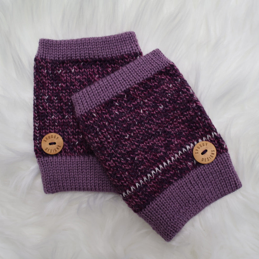 Ready-to-Ship | Handmade Fingerless Gloves (Hand Warmers) M/L – Sustainable Christmas Gift