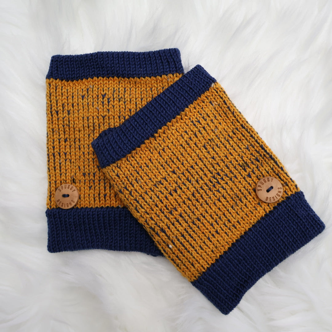Ready-to-Ship | Handmade Fingerless Gloves (Hand Warmers) L/XL – Sustainable Christmas Gift
