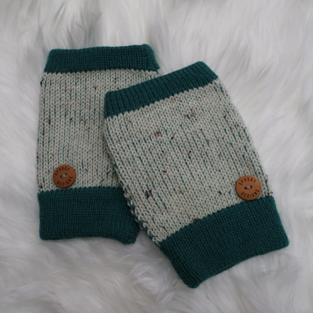 Ready-to-Ship | Handmade Fingerless Gloves (Hand Warmers) L/XL – Sustainable Christmas Gift
