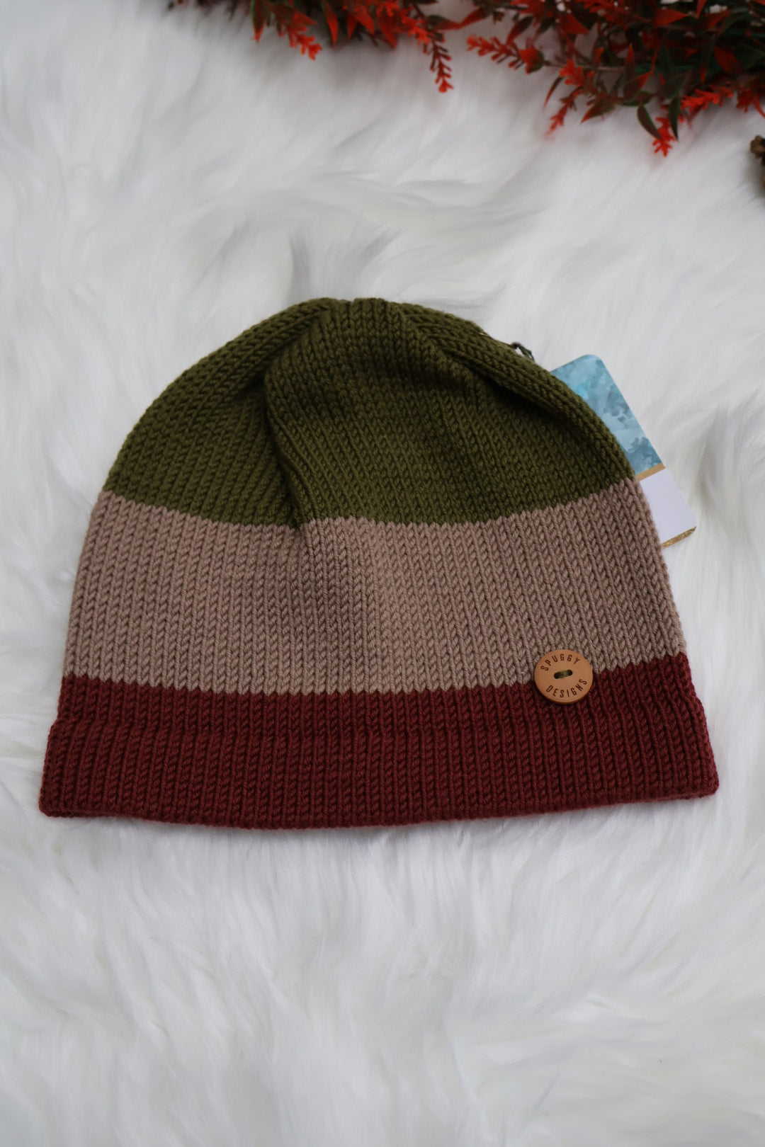 Ready-to-Ship | Handmade Single Layer Merino Beanie Hat – Sustainable Christmas Gift