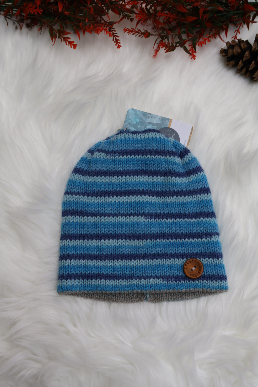 Ready-to-Ship | Handmade Double Layer Merino Beanie Hat – Sustainable Christmas Gift
