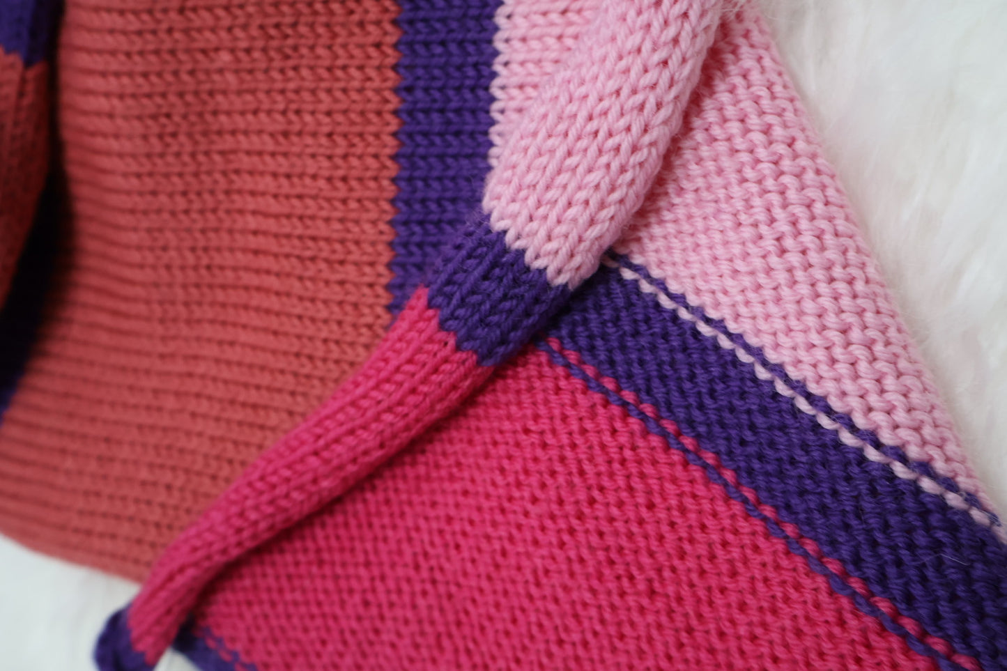 Ready-to-Ship | Handmade 100% Merino Wool Scarf – Luxury Sustainable Christmas Gift