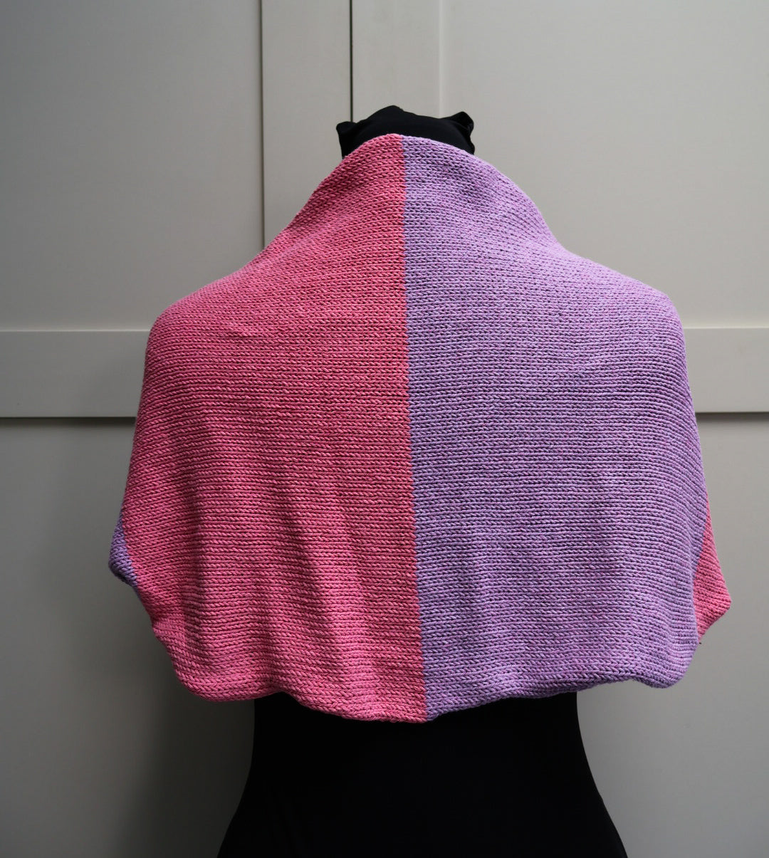 SALE: Lilac & Pink Lightweight Bolero Shrug - Recycled Cotton