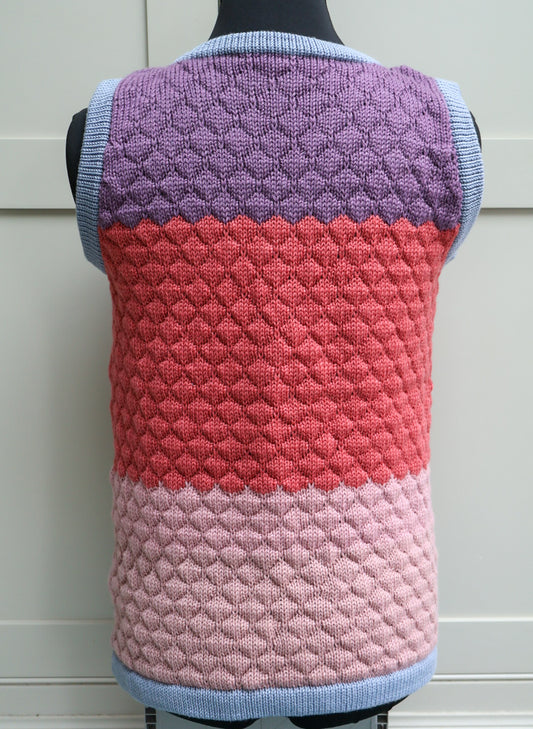 SALE: Sample sale - 'Dawn' Merino Wool Knitted Vest