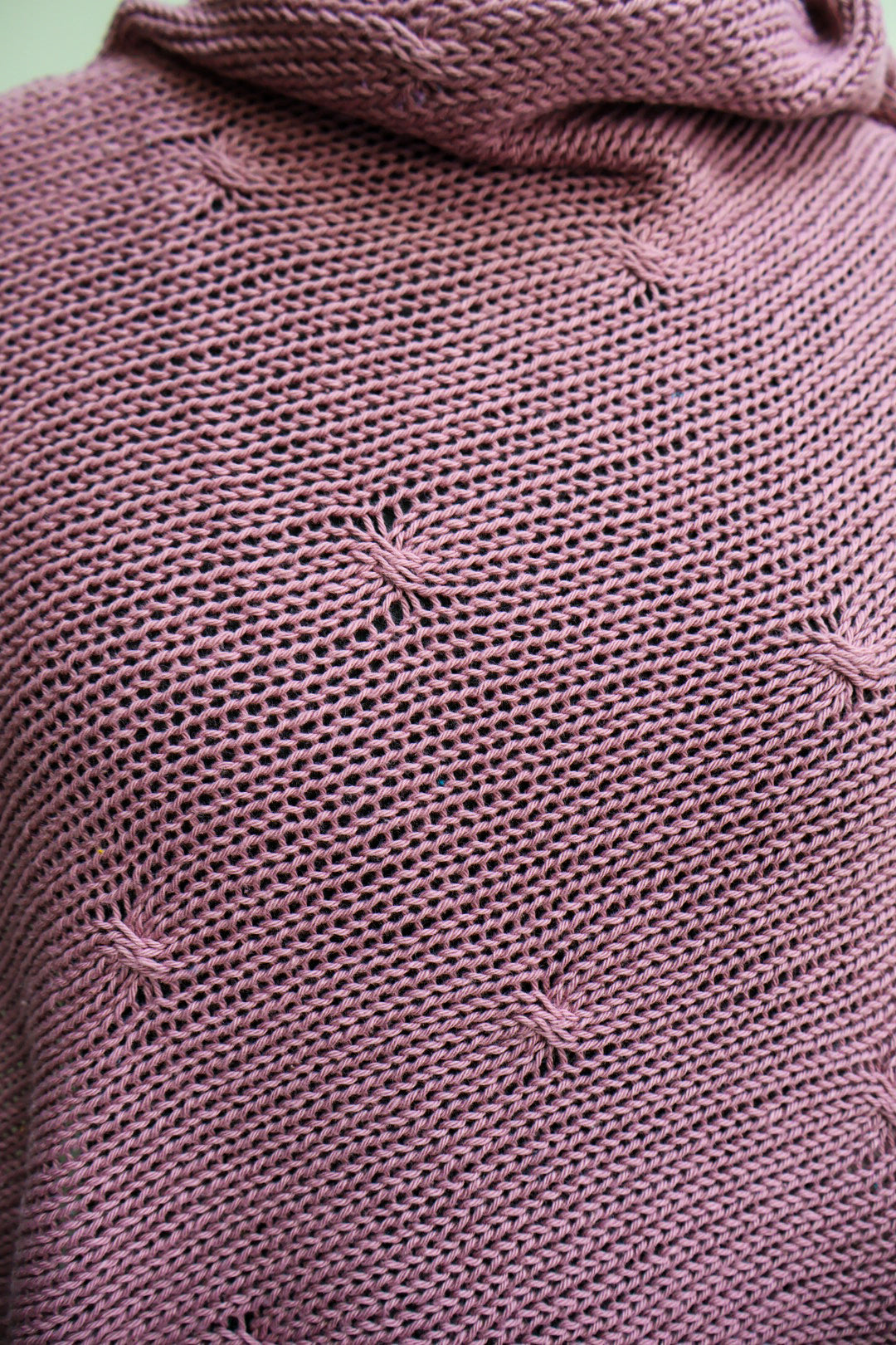 SALE: Cotton Poncho - Lilac