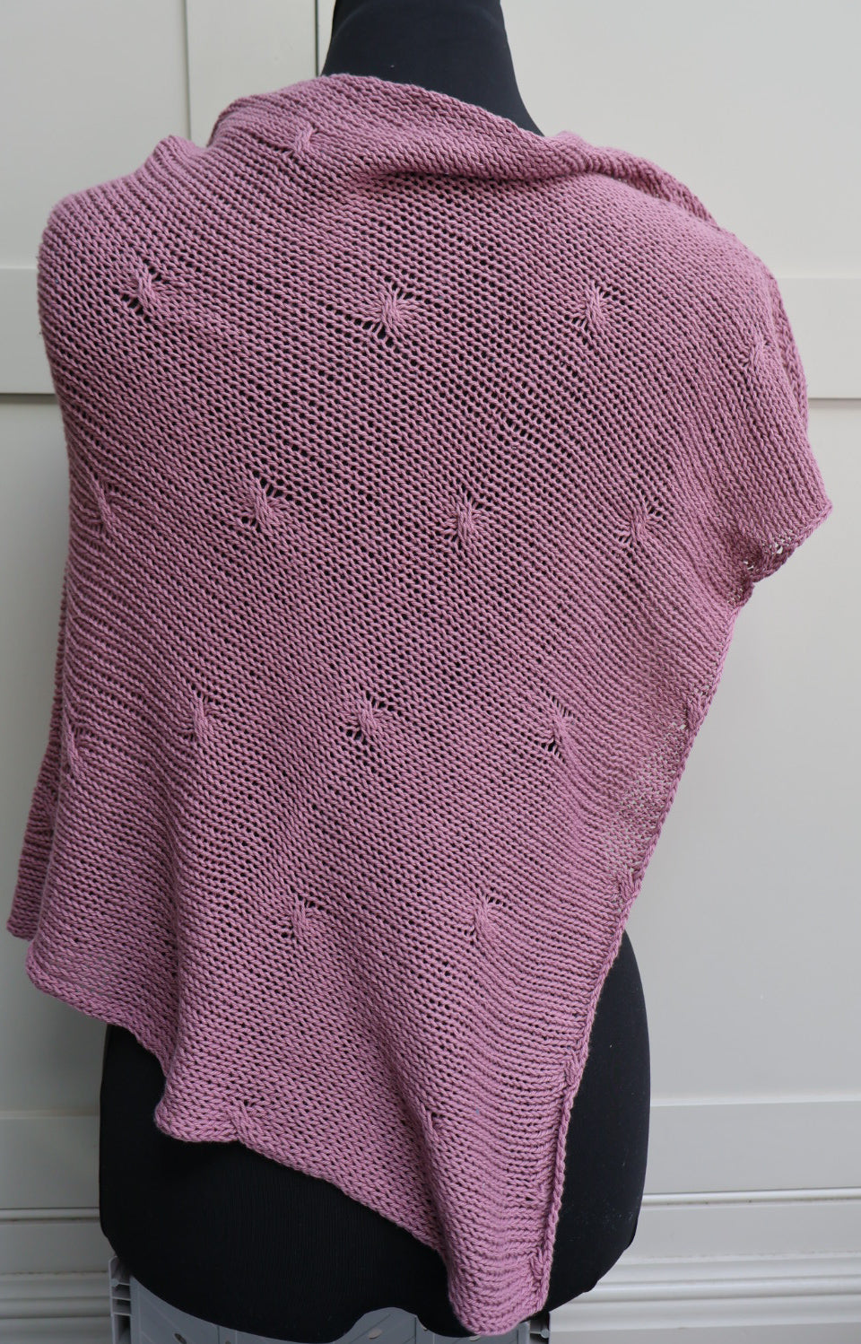 SALE: Cotton Poncho - Lilac