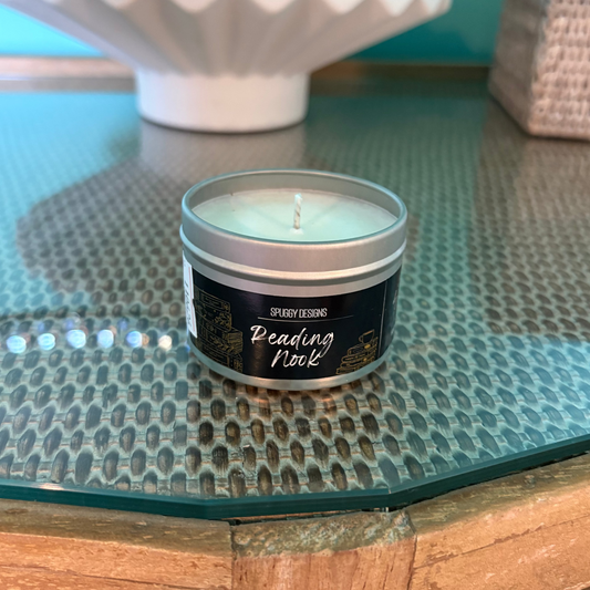 Reading Nook Candle – Hand Poured Soy Wax | Woody, Fruity & Earthy