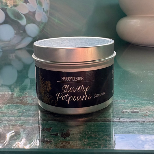 Stovetop Potpourri Summer Candle – Hand Poured Soy Wax | Berries, Citrus & Garden Herbs