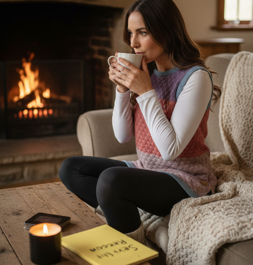 Dawn – Handmade Merino Wool Knitted Vest