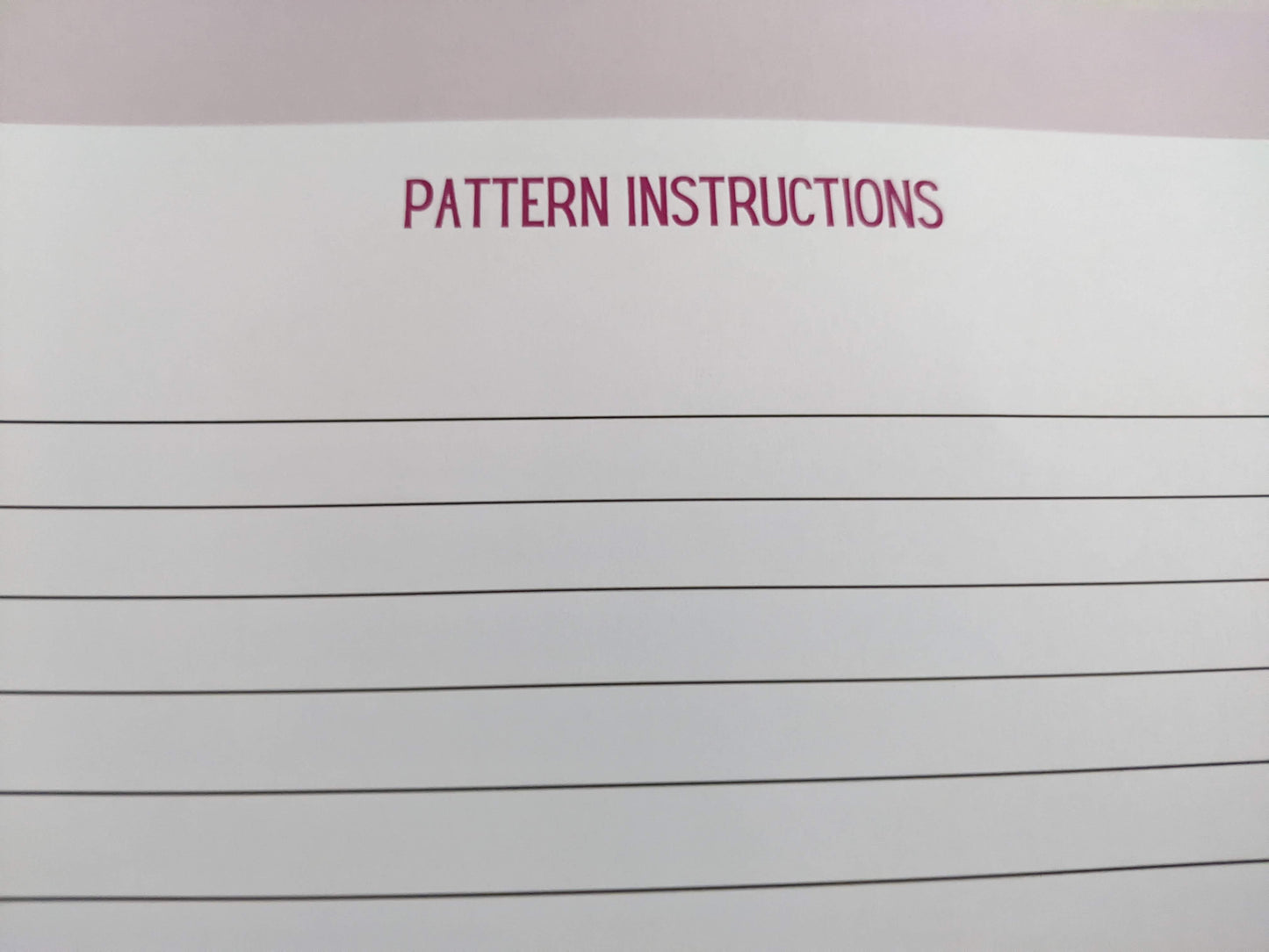 Heart Knitting Pattern Notebook - Capture your own patterns (A4)