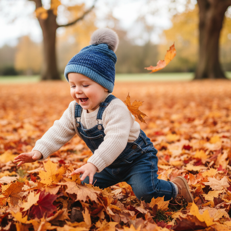 SALE: Kids Metallic Striped Hat