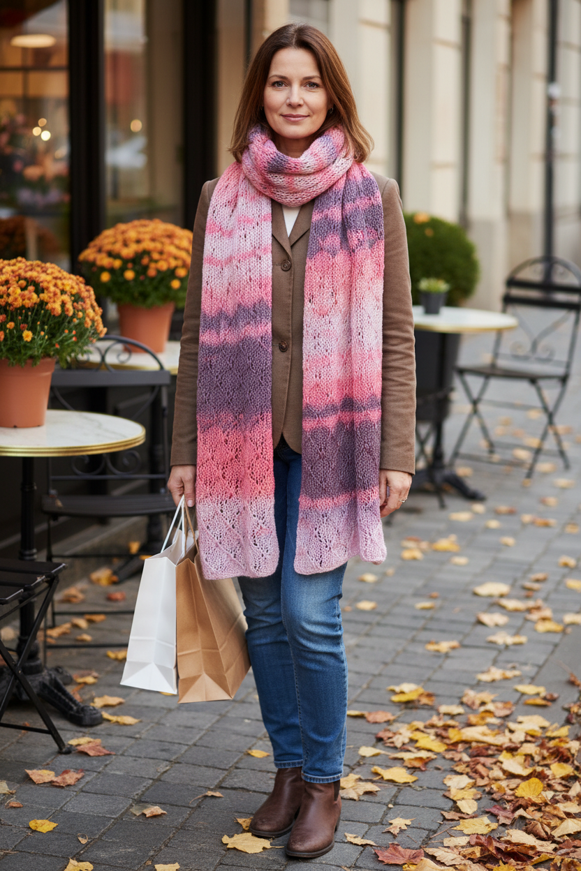 'Made For You' Reversible Scarf - pick your one-of-a-kind colour